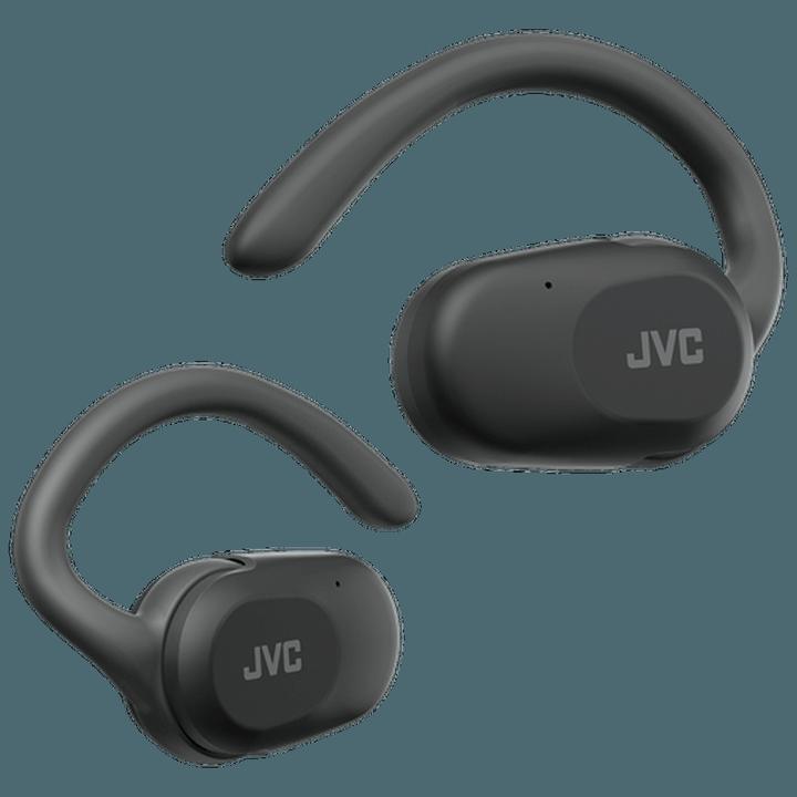 Actual product image JVC HA-NP40T-BU black (No noise cancellation, 26 h, Wireless)