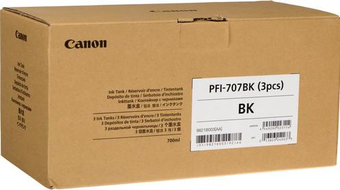 Produktbild Canon Tinte Large Format schwarz Orig.Nr. PFI-707BK (BK)