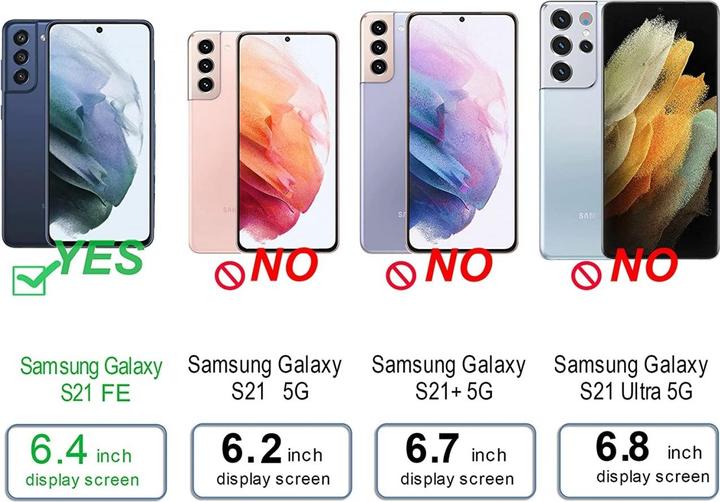 Immagine prodotto Screenguard Samsung Galaxy S21 FE Custodia Crystal Soft Airbag Bumper (Samsung Galaxy S21 FE)