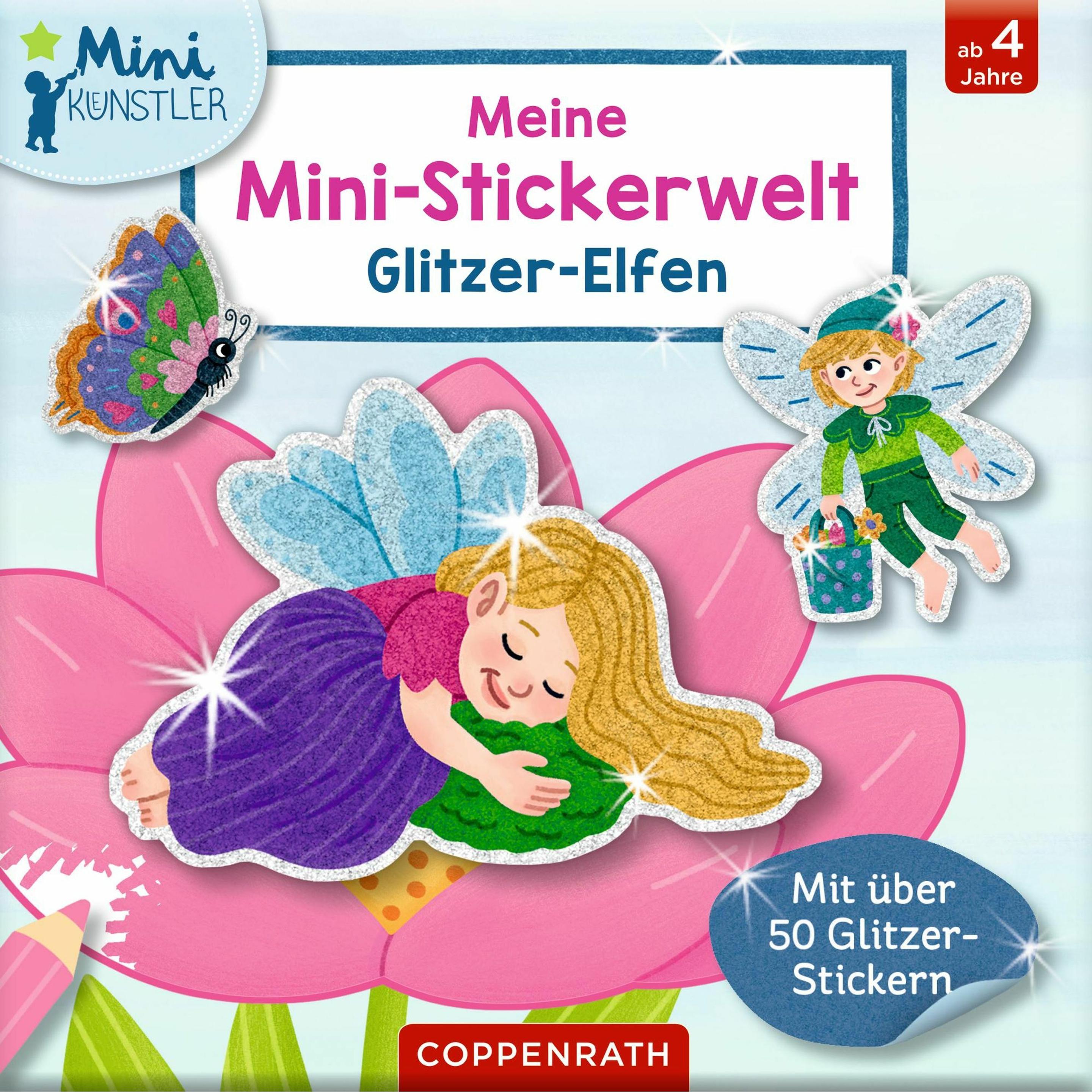 Coppenrath, Sticker, Meine Mini-Stickerwelt - Glitzer-Elfen