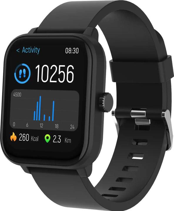 Produktbild Denver SWG-155B BLACK - GPS Smart Watch with Heart Rate Blood oxygen sensor & call function (46 mm)