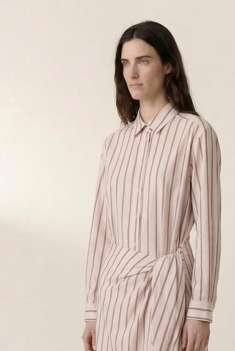 Image du produit Leon & Harper Gestreiftes Hemdblusenkleid REBECCA mit Wickeloptik (S)