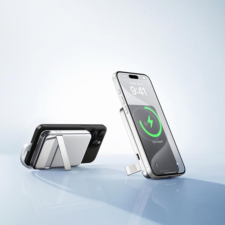 Actual product image EcoFlow RAPID Magnetic Powerbank silver 5,000mAh (5000 mAh, 30 W, 19.34 Wh)