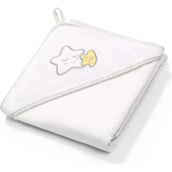 Babyono, Frotteewäsche, 141/07 FROTTIERBADETUCH 76 X 76 WEISS