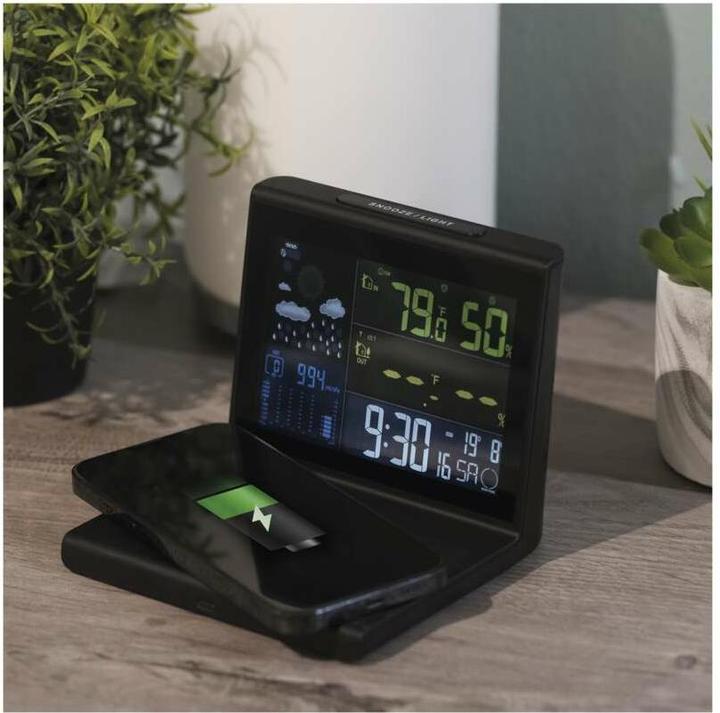 Actual product image Emos Weather station with wireless charging E8010