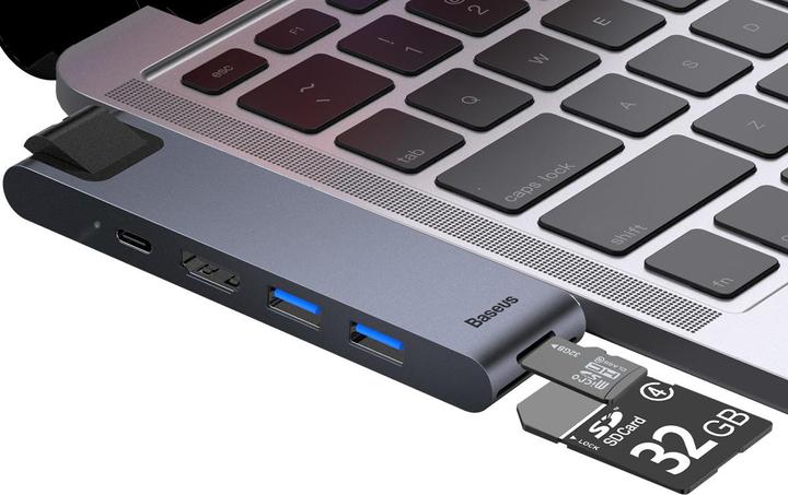 Produktbild Baseus USB Dual-C Hub (USB-C, 7 Ports)