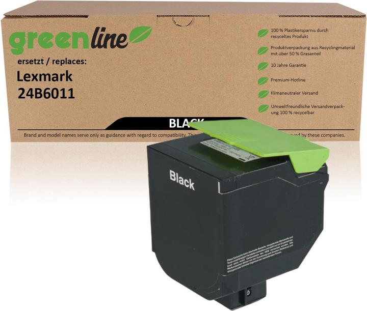 Image du produit Inkadoo Toner greenline ersetzt Lexmark 24B6010 Toner
