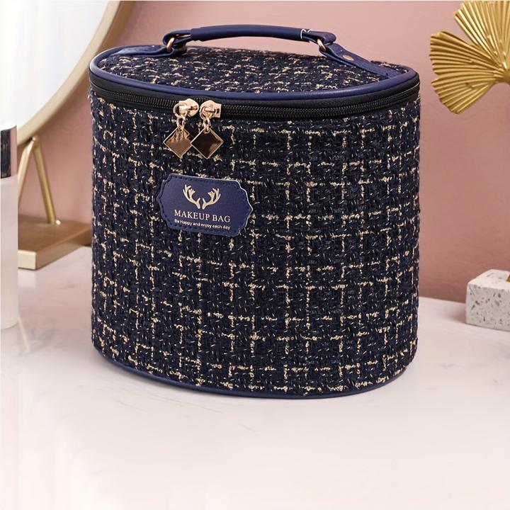 Actual product image Only-Bags.Store Chic Large Capacity Makeup Organiser - Portable Cosmetic Storage Case, Waterproof &