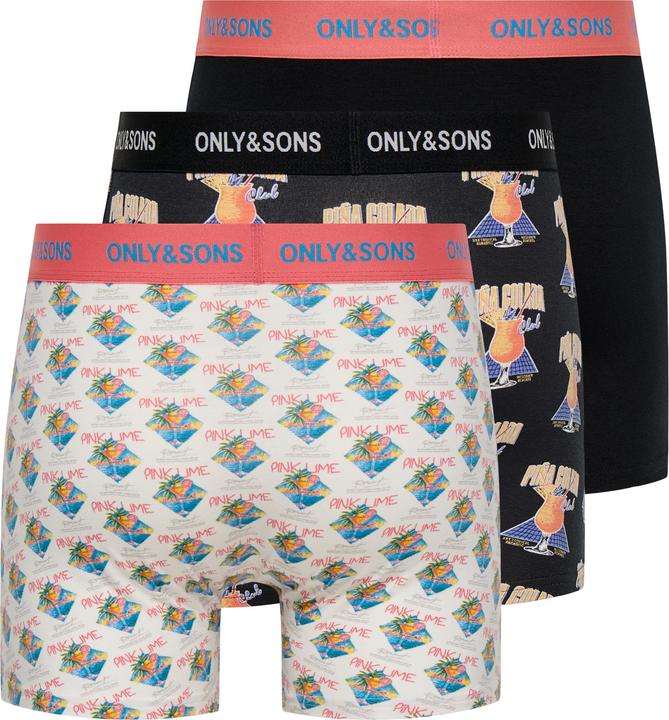 Image du produit Only & Sons Onsfitz Aop Wb Bold Boxer 3-Pack Noos (XXL)