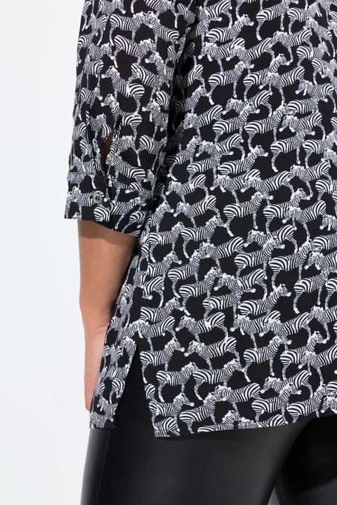 Produktbild Miamoda Bluse, A-Linie, Minimal Zebra-Muster (54)