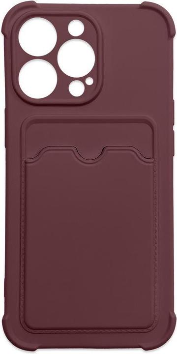Hurtel Card Armor Case Pouch Cover For Samsung Galaxy A22 4G Card Wallet Silicone Armor Cover Air Bag Raspb (Samsung Galaxy A22)