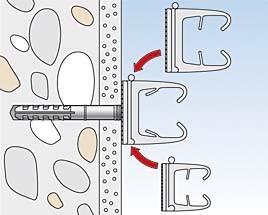 Image du produit Fischer Collier de serrage à clipser FC 9-12 GR gris