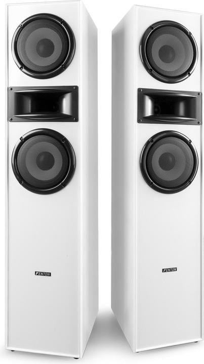 Actual product image Fenton Floorstanding Loudspeaker Pair SHF700W White, Detail colour: White (1 pair, 200 W)
