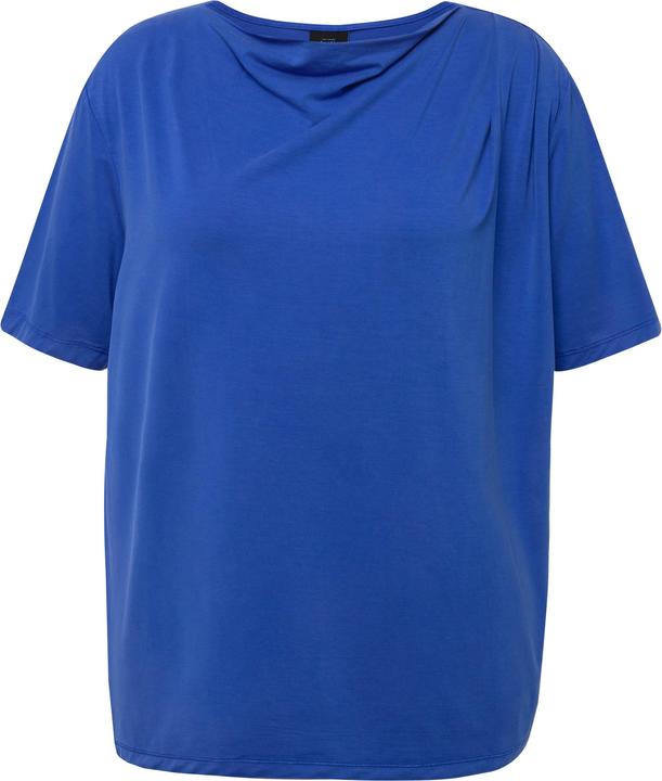 Produktbild Ulla Popken T-Shirt, Lyocell, Wasserfall-Ausschnitt, Halbarm (50, 52)