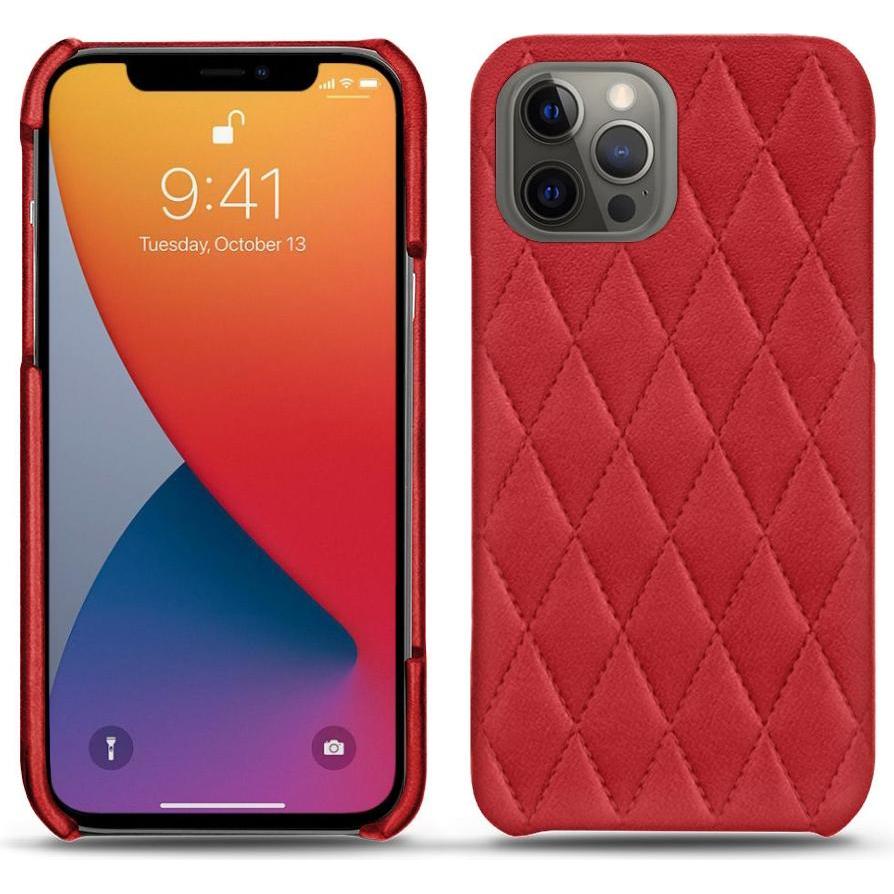 Thumbnail - Noreve Lederschutzhülle (Apple iPhone 13 Pro), Smartphone Hülle, Rot