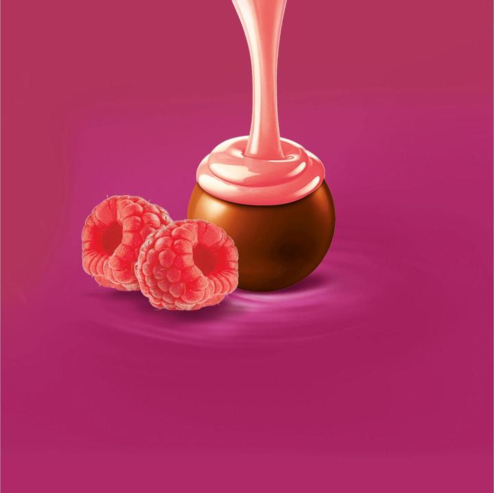 Actual product image Lindt Lindor balls raspberry & cream (200 g)