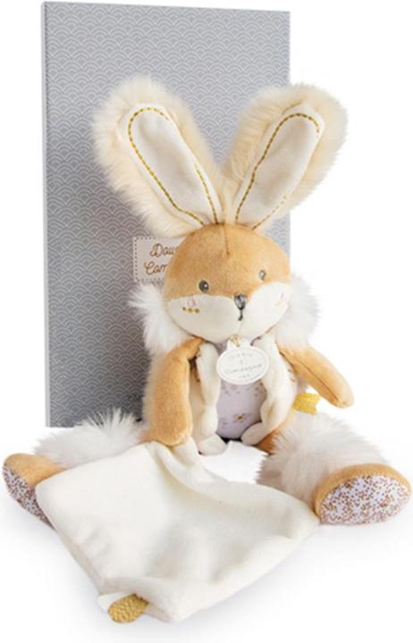 Actual product image Doudou et Compagnie Plush bunny in gift box