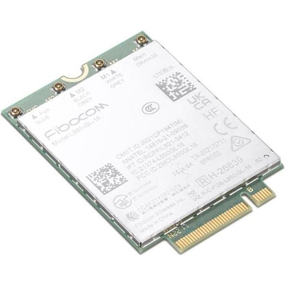 Lenovo ThinkPad Fibocom L860-GL-16 4G LTE CAT16 M.2 WWAN Module for T14/P14s Gen (M.2 A Key), Netzwerkkarte, Grün
