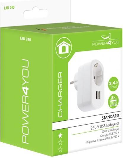 Actual product image Schwaiger USB charger (5 W, 1 portion)