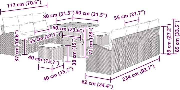 Produktbild vidaXL Valentino