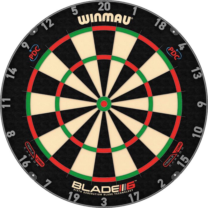 Image du produit Winmau Tableau de fléchettes Blade 6 Triple Core Carbon