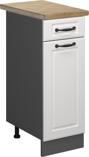 Anthrazit, Weiss Landhaus