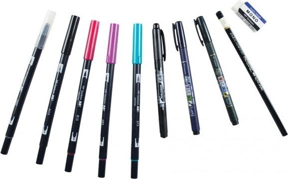 Immagine prodotto Tombow Set di caratteri per studenti avanzati (Multicolore, 10 x)
