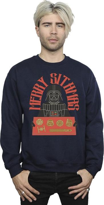 Actual product image Star Wars Mens Episode IV: A New Hope Merry Sithmas Sweatshirt (S)