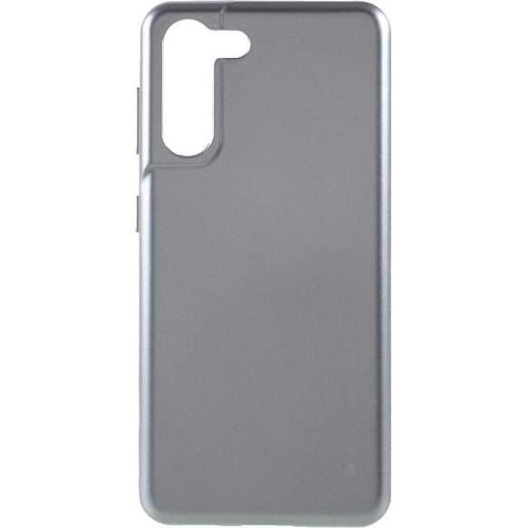 Goospery i Jelly Metal Series (Samsung Galaxy S21+), Smartphone Hülle, Silber