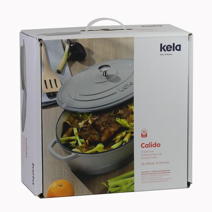 Image du produit Kela Bräter Calido 2,5l grau (21 cm, Cocotte + faitout, Fonte)
