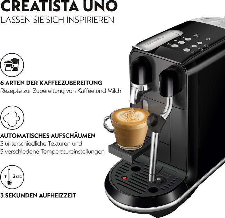 Actual product image Sage Nespresso Creatista Uno (NESPRESSO Original)