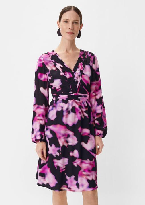 Produktbild Comma Kleid Kurzes Kleid mit Allovermuster (44)