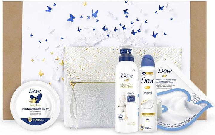 Dove 4 Pieces Toiletry Bag (Body care set)