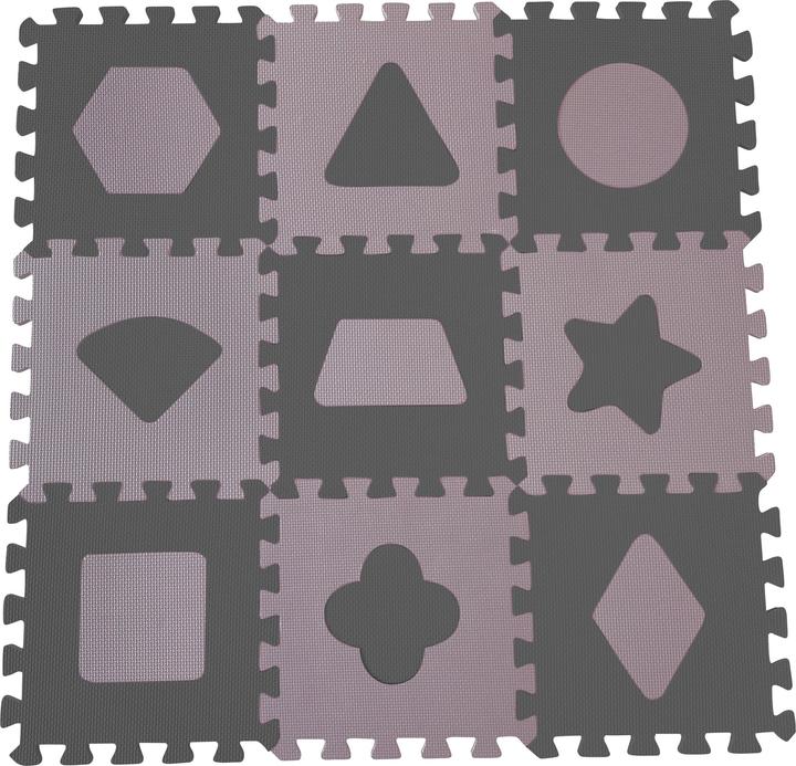 Baby Dan Playmat Geometric Shapes - Rose