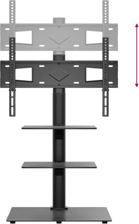 Actual product image vidaXL TV-Eckständer (45 kg, 32" - 65")