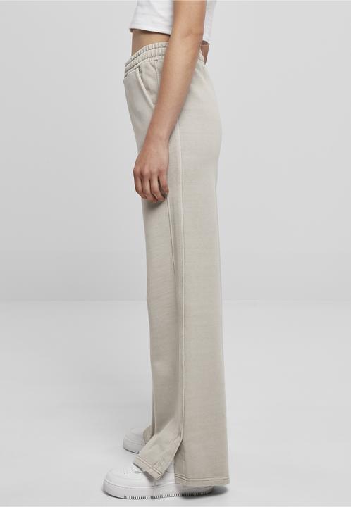 Actual product image Urban Classics Ladies Heavy Terry Garment Dye Slit Pants - 19389 (3XL)