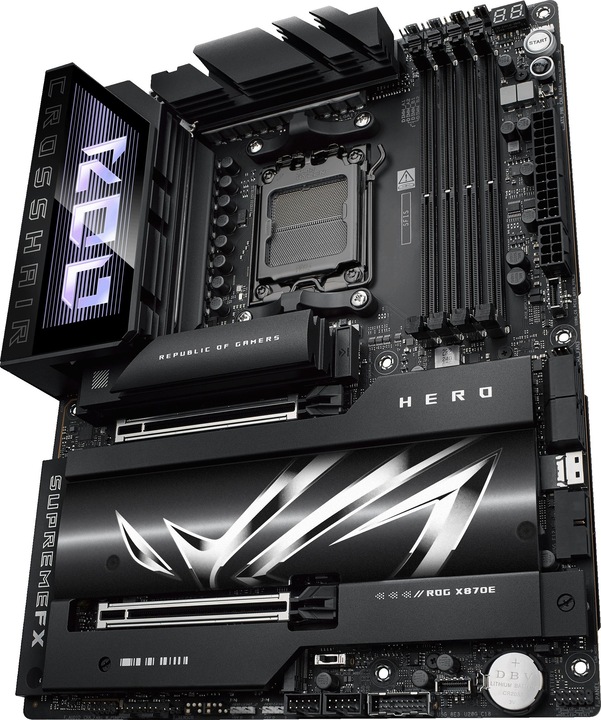 Actual product image ASUS Rog Crosshair X870e Hero (AM5, AMD X870E, ATX)