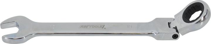 Actual product image Awtools Klucz Płasko-Oczkowy Z Grzechotką Przegubowy 13mm (13 mm)
