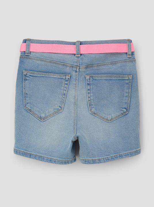 Actual product image S.Oliver Jeans-Hose Jeans-Short / Regular Fit / Mid Rise / Straight Leg / Stoffgürtel (176)