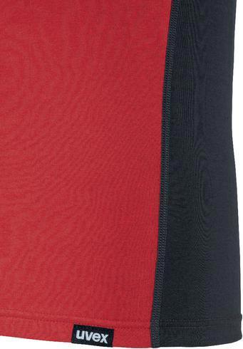 Actual product image Uvex T-shirt suXXeed industry red 5XL (5XL)