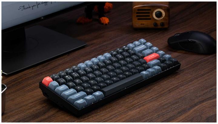 Image du produit Keychron Clé K2Pro 75% Alu RGB Gat Brown K2P-J3-FR (DE, Sans fil)