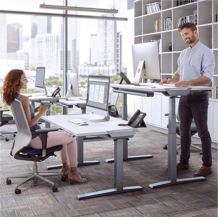 Produktbild Fellowes Tischplatte Levado 180 x 80 cm, Weiss (180 x 80 cm)