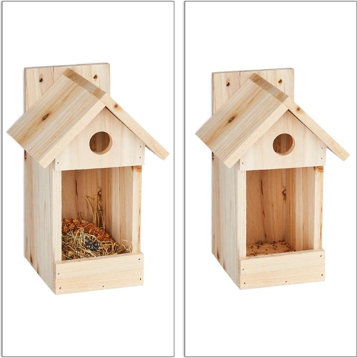 Actual product image Relaxdays Nesting Box, Hanging Birdhouse