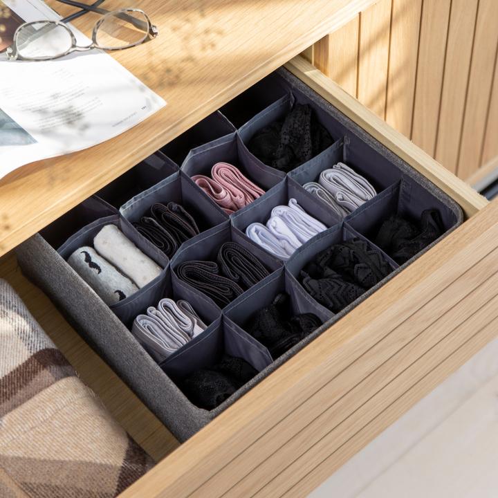 Immagine prodotto Bigso Organizzatore SOFT Grigio - 16 scomparti (29 x 29 x 11 cm)