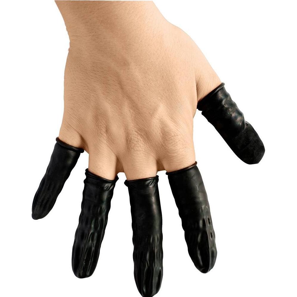 BJZ, Schutzhandschuhe, A-2824 ESD-Fingerlinge antistatisch, puderfrei Kleider-Grösse: XL Latex (XL)