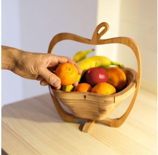 Produktbild Relaxdays Faltkorb Apfel (29.5 x 22.5 x 27 cm)