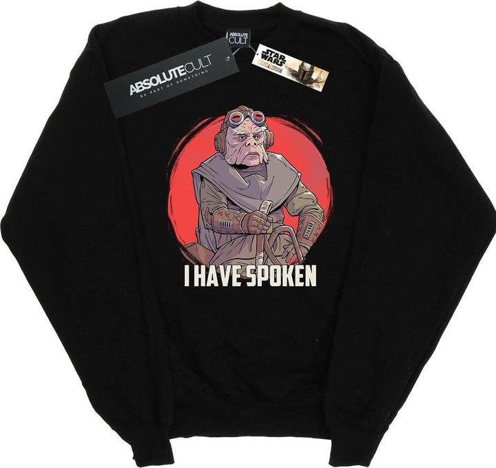 Actual product image Star Wars Mens The Mandalorian I Have Spoken Sweatshirt (S)