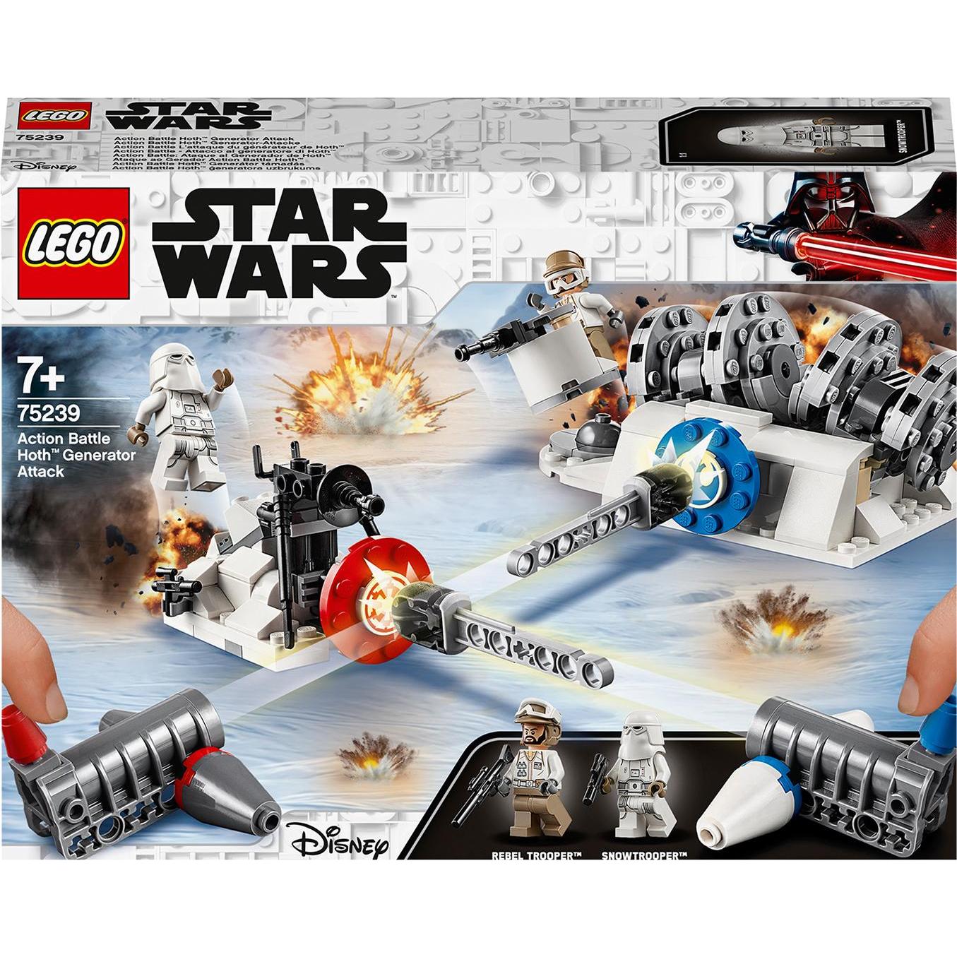 LEGO Azione battaglia battaglia Hoth Generator attacco (75239, LEGO Star Wars)