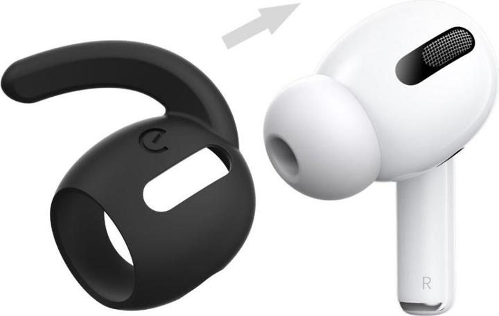 Actual product image Keybudz EarBuddyz for AirPods Pro Black (AirPods Pro)