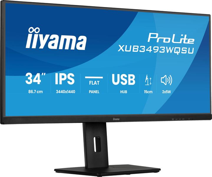 Immagine prodotto iiyama Monitor XUB3493WQSU-B6 (3440 x 1440 pixel, 34")